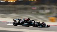 Lewis Hamilton v Mercedesu v kvalifikaci na VC Bahrajnu 2021