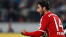 Claudio Pizarro z Bayernu Mnichov se raduje z gólu