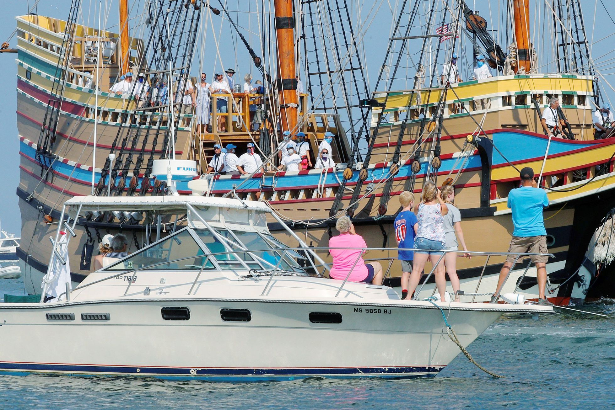 Jednorázové užití / Fotogalerie / Návrat nově zrekonstruovaná historické plachetnice Mayflower II / R