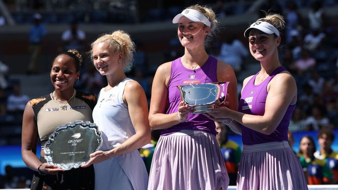 Taylor Townsendová, Kateřina Siniaková, Erin Routliffeová, Gabriela Dabrowská