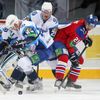 KHL, Lev Praha - Minsk: Jakub Klepiš (21) - Zbyněk Irgl (22) a Lukáš Krajíček (25)