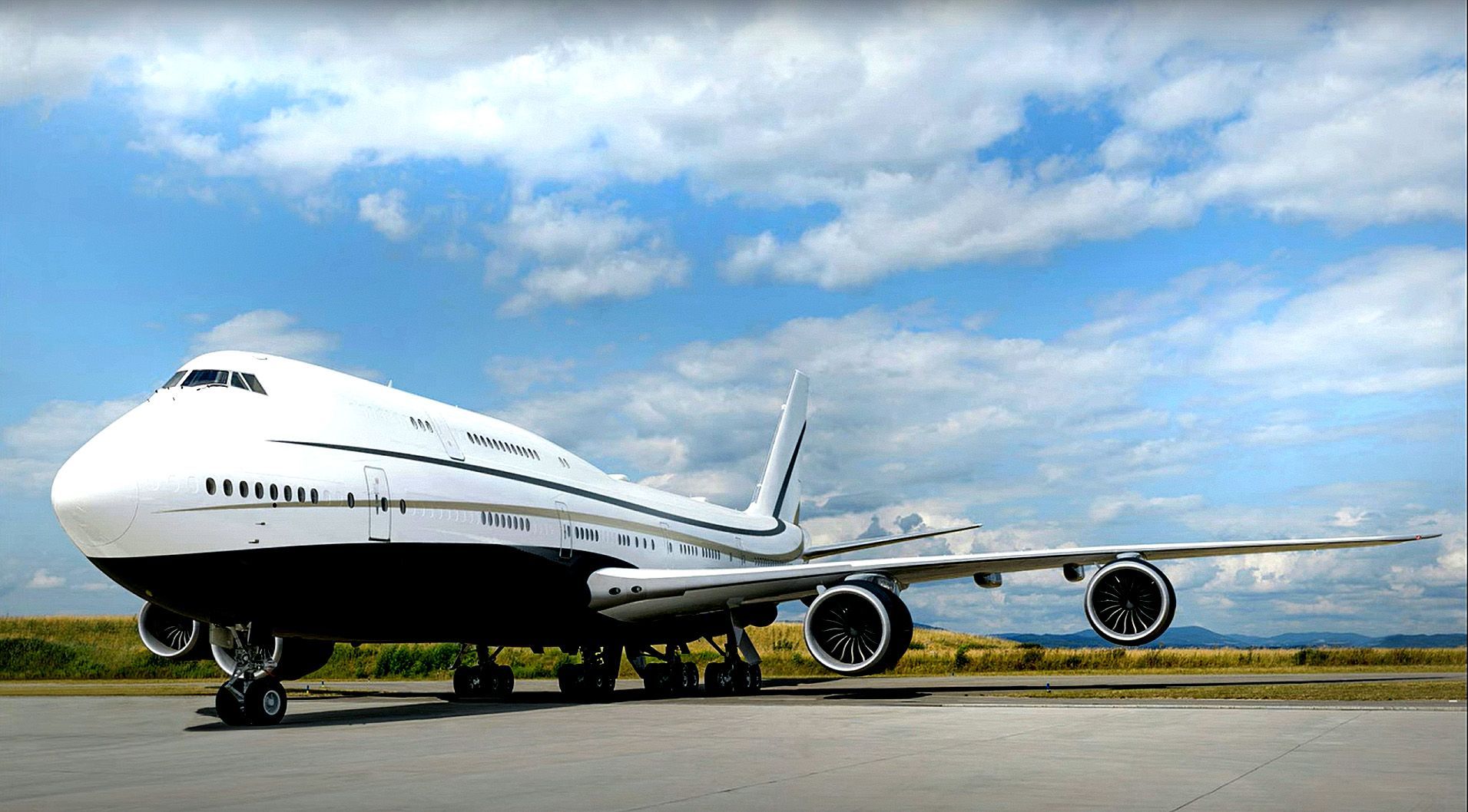 Boeing 747-8i pro Trumpa z Kataru
