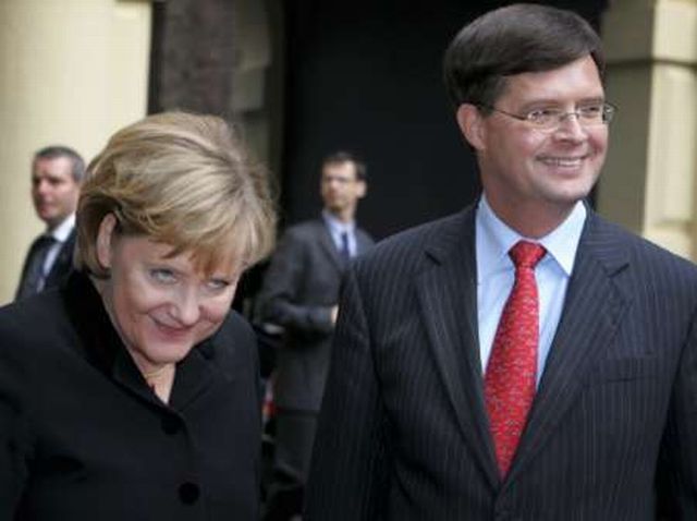 Německo Nizozemsko Merkelová Balkenende