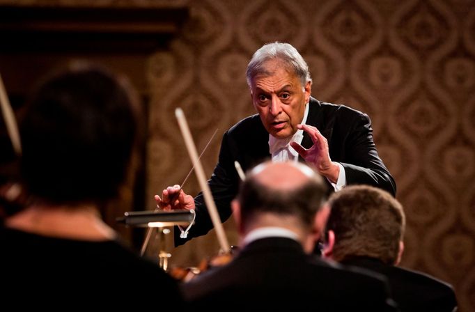 Zubin Mehta s Izraelskou filharmonií na Dvořákově Praze 2014.