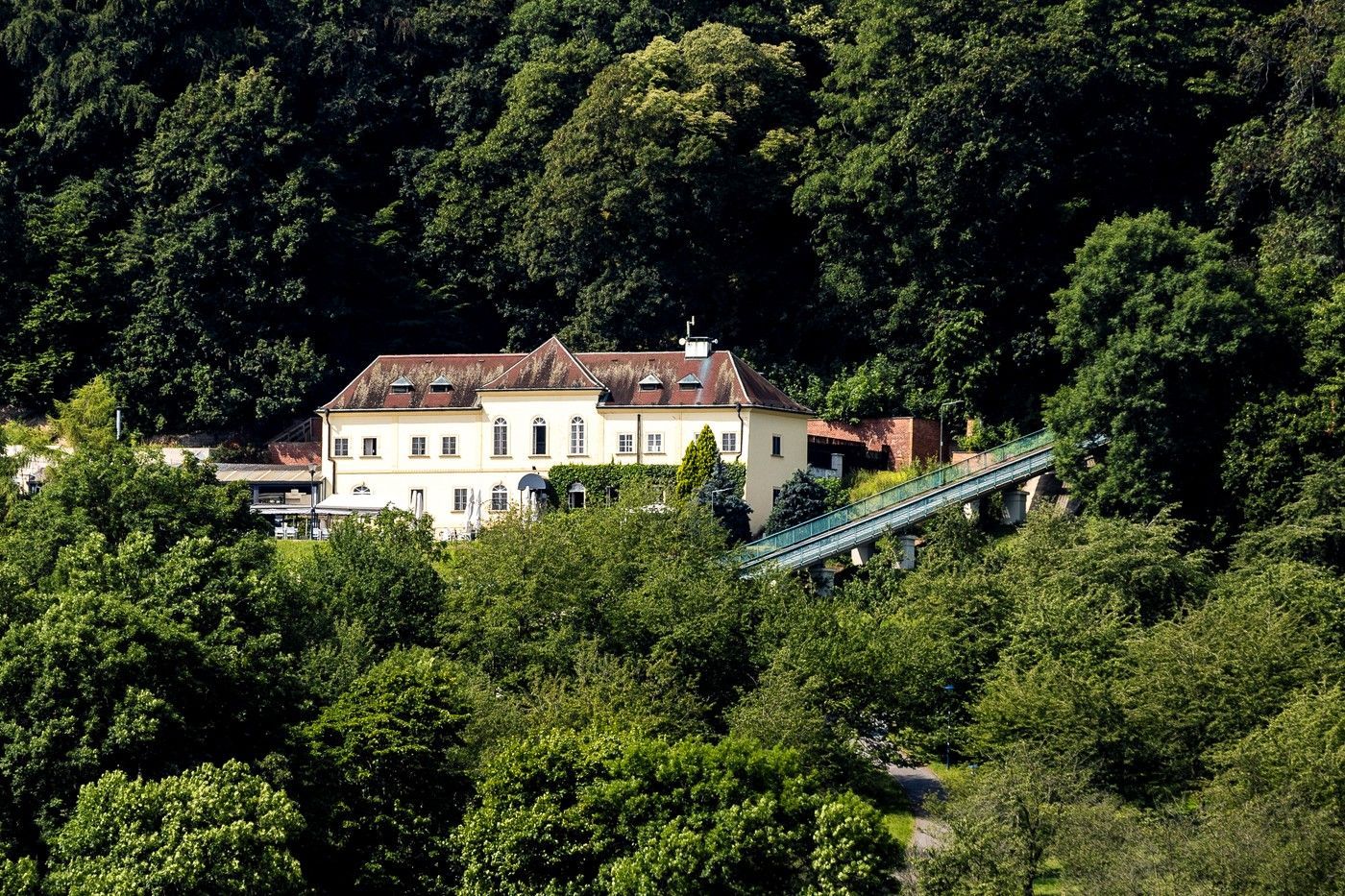 Lanová dráha na Petřín, historie, Praha, MHD, lanovka, Petřín, Domácí