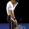 Novak Djokovič při tréninku na Australian Open 2016