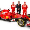 Ferrari F 14 T: Fernando Alonso, Stefano Domenicali, Kimi Räikkönen