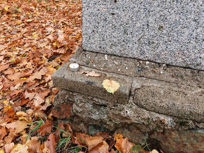 Mohyly z doby bronzové u Velké Dobré na Kladensku, podzim