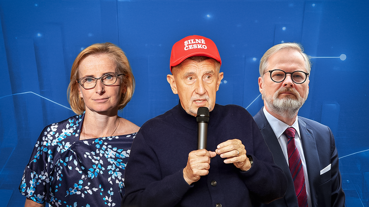 Kdo po volbách povede Česko? Sestavte vlastní koalici podle nejpřesnějších odhadů; Zdroj foto: Aktuálně.cz