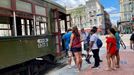 New Orleans. Nejstarší stále fungující tramvajová linka na světě.