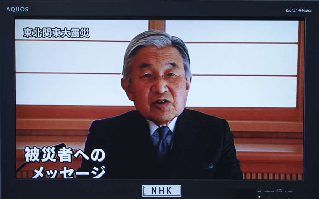 Japonsko po katastrofě - středa - císař Akihito