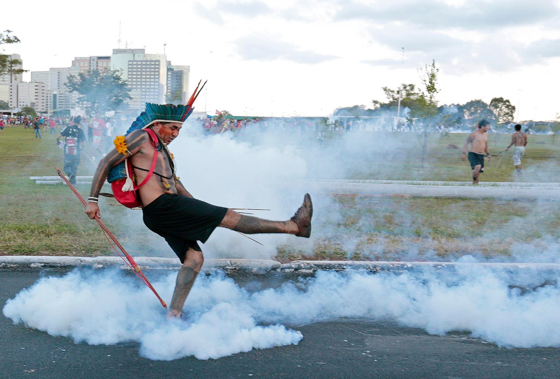 Brazílie - demonstrace proti MS ve fotbale