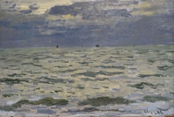 Claude Monet: Mořská scenerie, Le Havre, kolem 1866