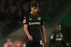 Hložek druhým gólem v bundeslize pomohl Leverkusenu k výhře 2:0 nad Bochumí