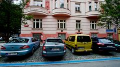 Parkování v Praze - modrý pruh