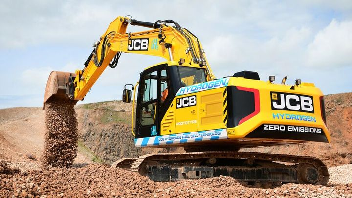 Spalovací motor na vodík: Slepá ulička, nebo pomocník pro těžkou práci?; Zdroj foto: JCB