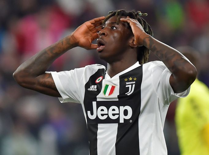 Soccer Football - Serie A - Juventus v Empoli - Allianz Stadium, Turin, Italy - March 30, 2019  Juventus' Moise Kean reacts after a missed chance  REUTERS/Massimo Pinca