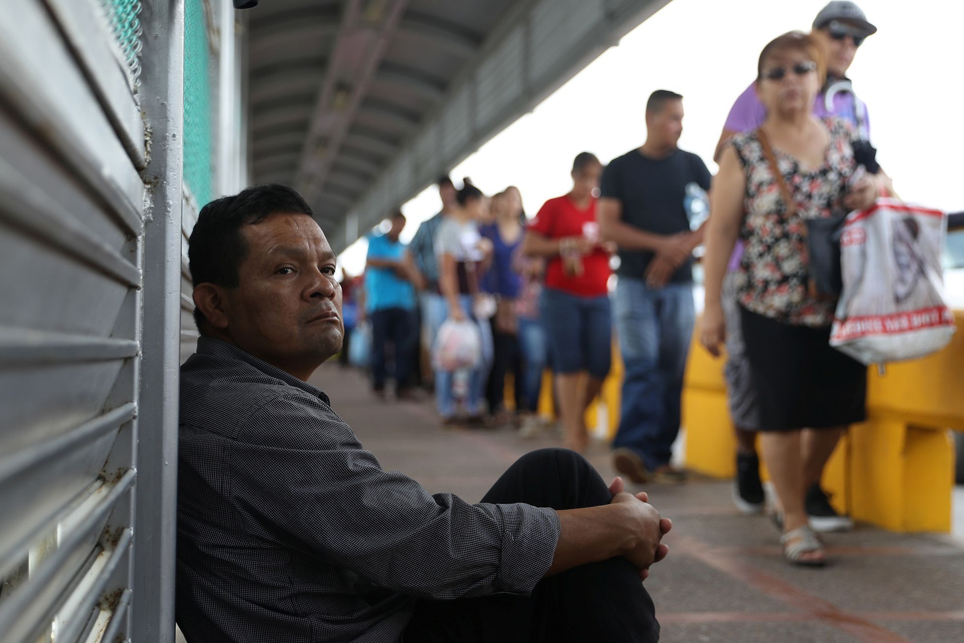 Fotogalerie / Migranti uvízlí na hranici mezi Mexikem a USA / Reuters / 10