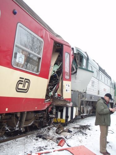 Železniční nehoda v Paskově na Frýdecko-Místecku