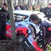 Finská rallye 2015: Thierry Neuville, nehoda