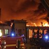 Hoří Průmyslový palác na pražském výstavišti