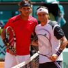 Rafael Nadal a David Ferrer v semifinále French Open 2012