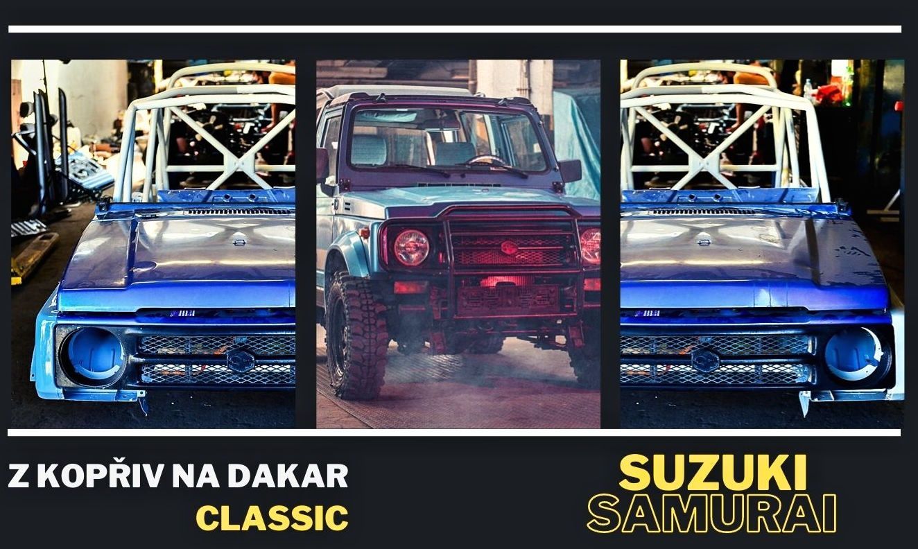 Suzuki Samurai pilotky Olgy Roučkové pro Dakar Classic 2022