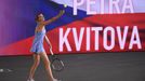 Petra Kvitová v semifinále tenisové exhibice Bett 1 Aces Berlín 2.