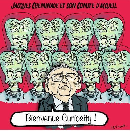 Přistání sondy Curiosity na Marsu v lidové tvořivosti na sociálních sítích