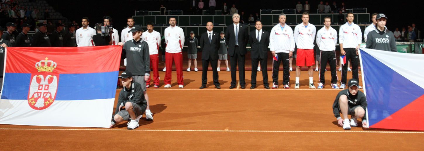 Davis Cup: Česko - Srbsko