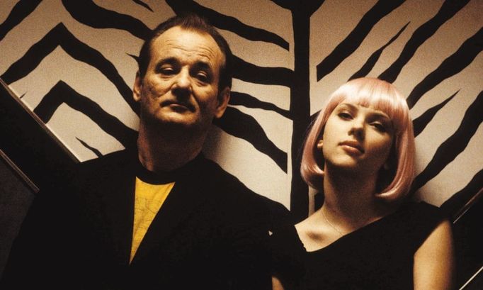 Bill Murray a Scarlett Johanssonová ve snímku Ztraceno v překladu.