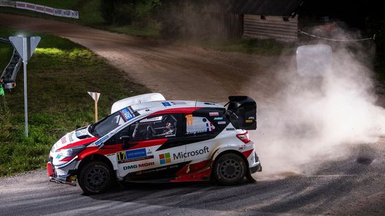 Sebastien Ogier, Toyota v Estonské rallye 2020