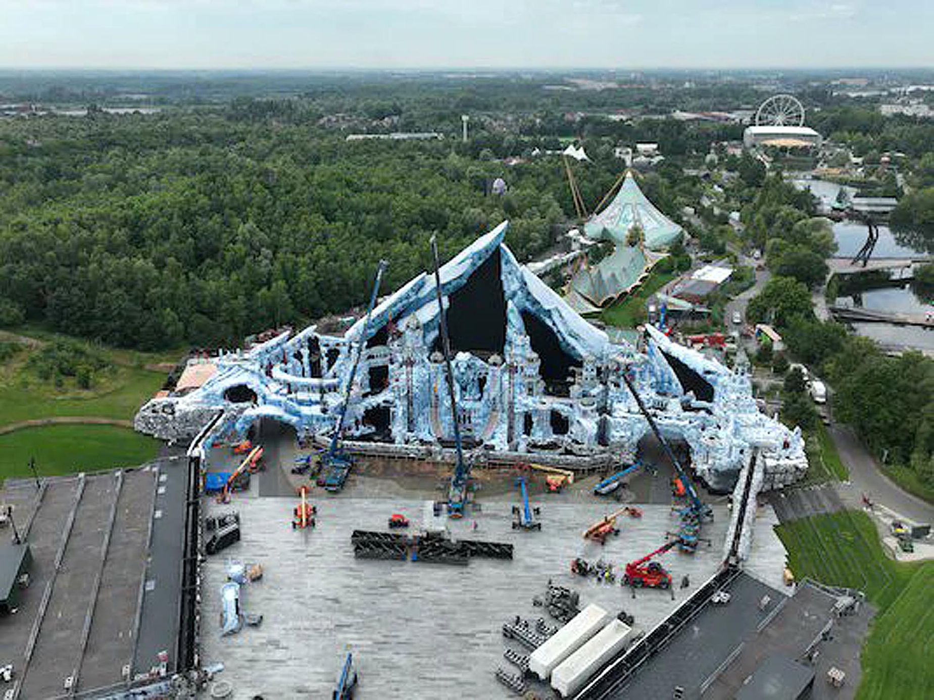 Tomorrowland, festival, požár, Belgie