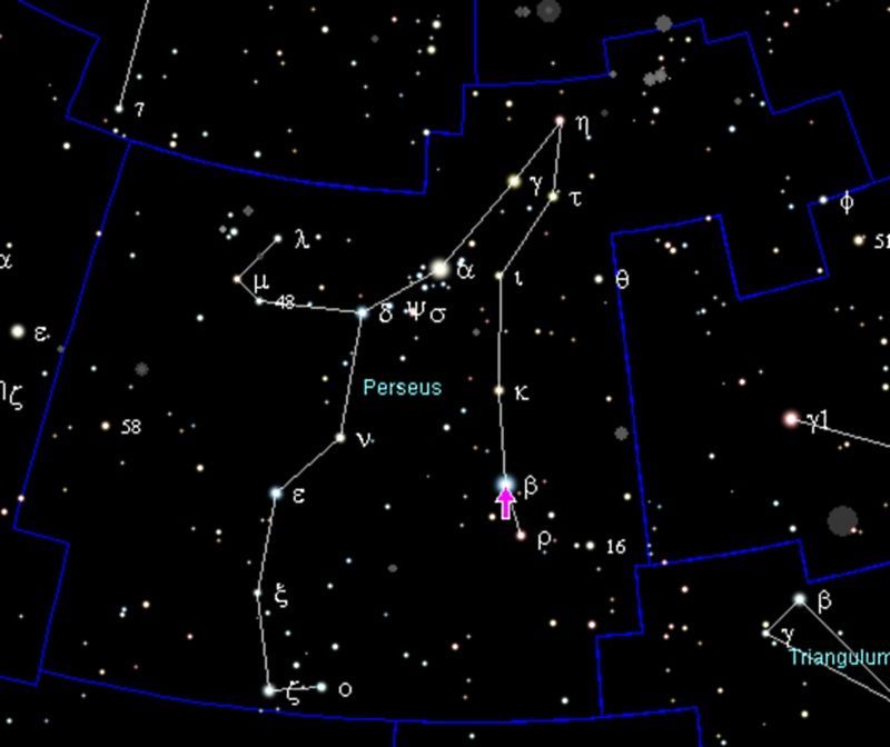 Hvězdy - dvojhvězdy - Perseus - vesmír