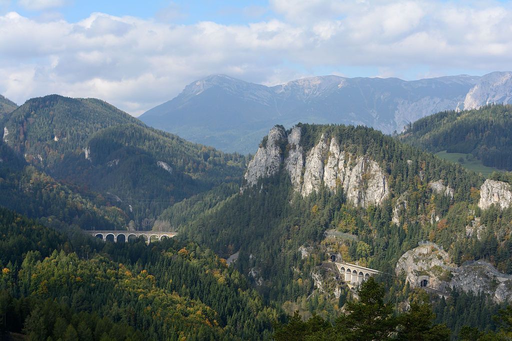 Semmeringbahn - Rakousko