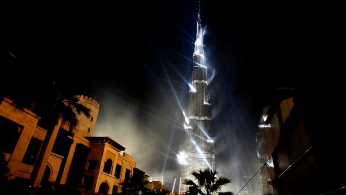 Nejvyšší budova světa  - Burdž Chalífa.