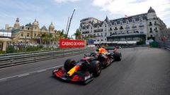 Max Verstappen v Red Bullu ve Velké ceně Monaka F1 2021