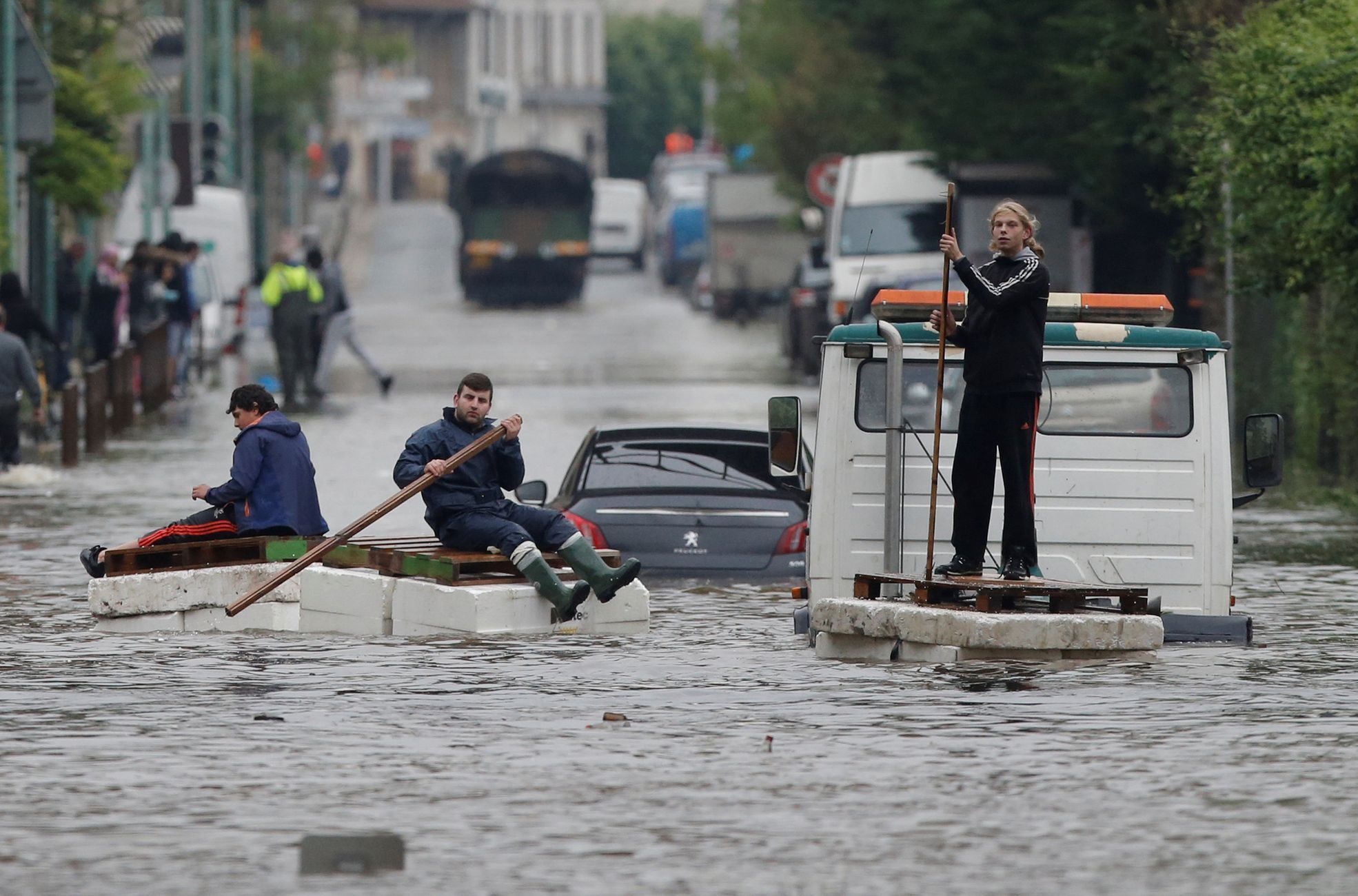 Záplavy Paříž z 3.6.2016