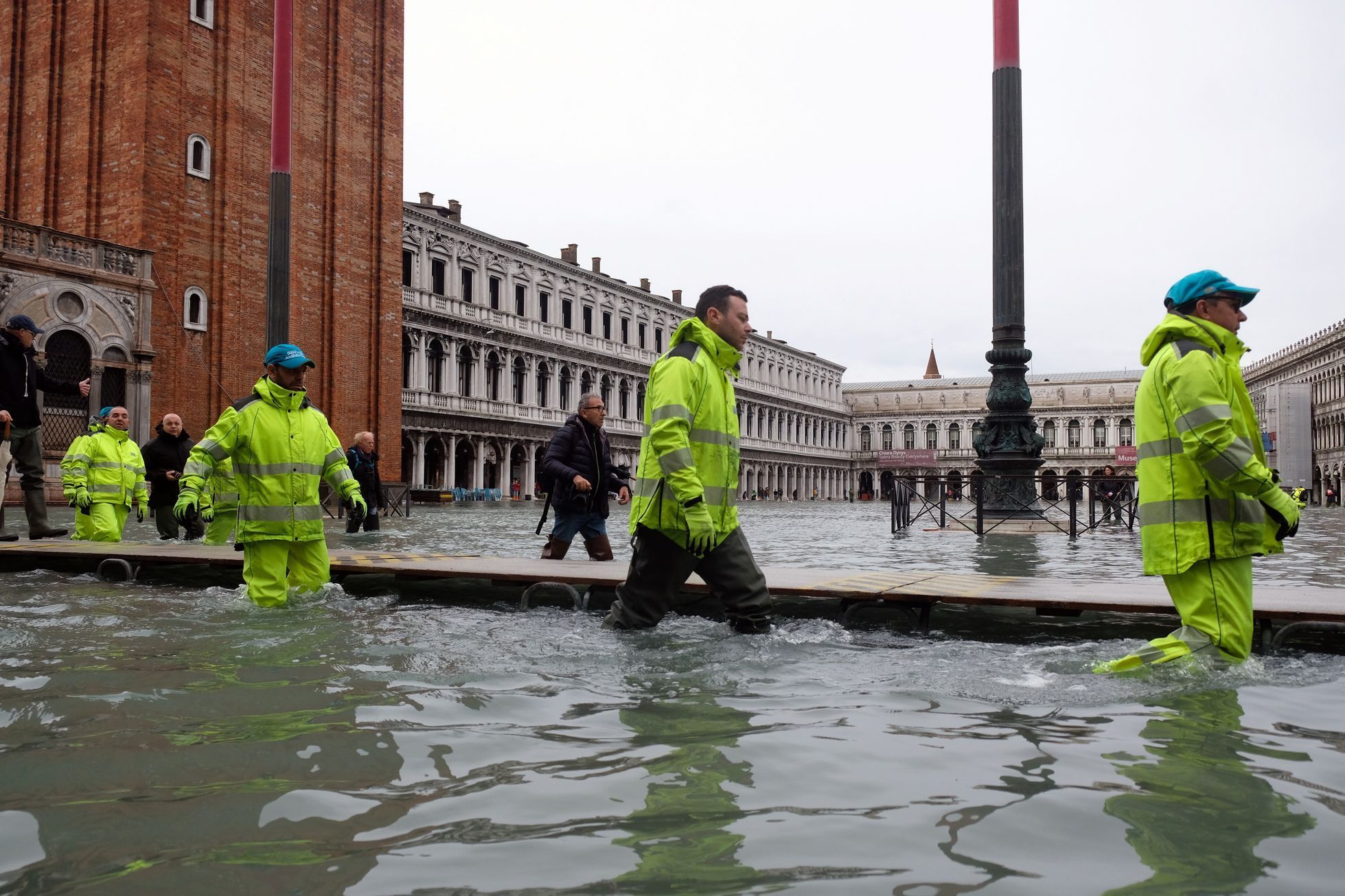 Benátky povodeň 17. listopadu