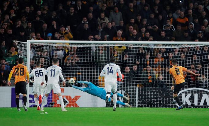 Soccer Football - Europa League - Group L - Wolverhampton Wanderers v Slovan Bratislava - Molineux Stadium, Wolverhampton, Britain - November 7, 2019  Slovan Bratislava's