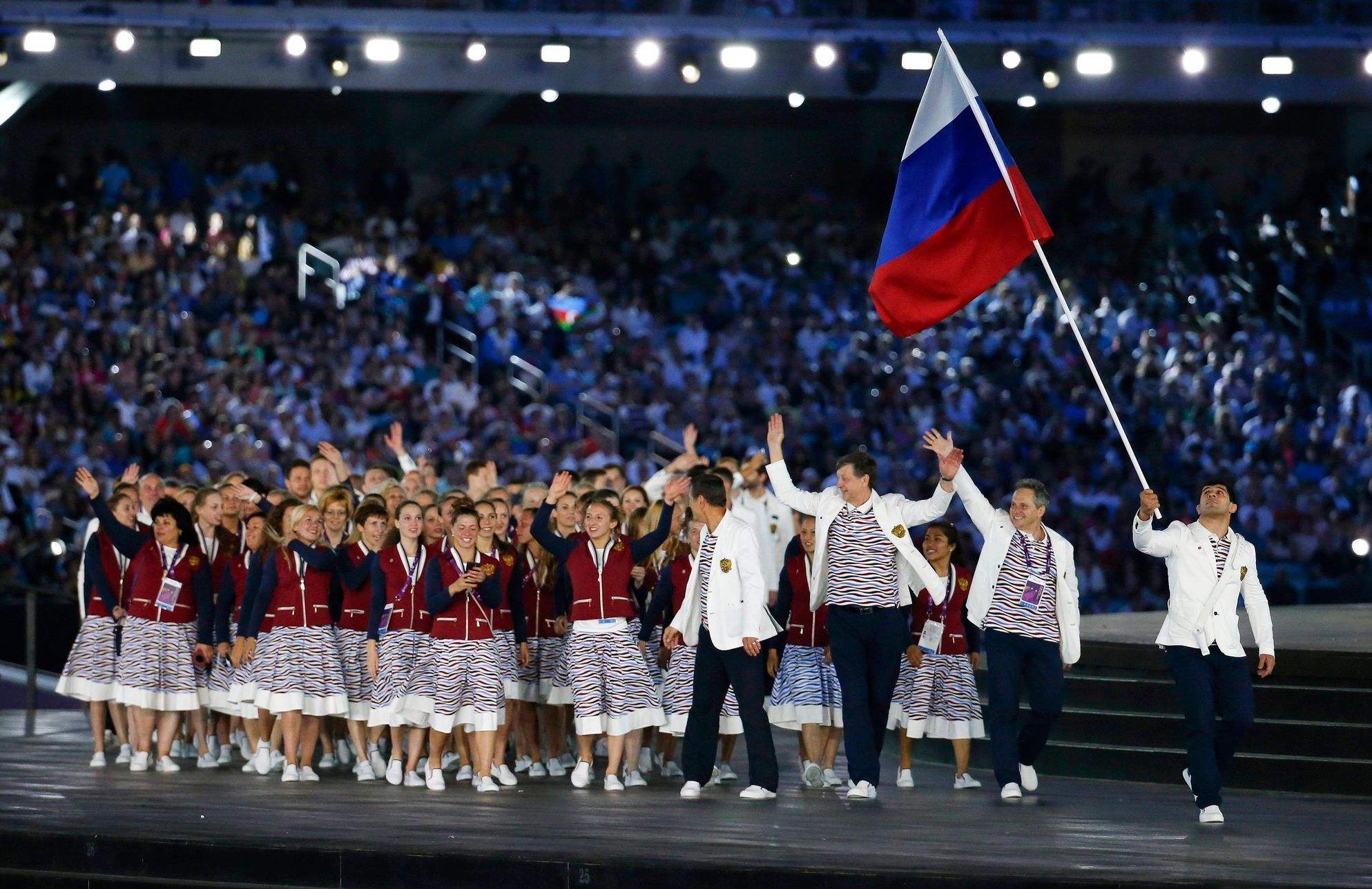 Evropské hry 2015 - slavnostní zahájení: výprava Ruska