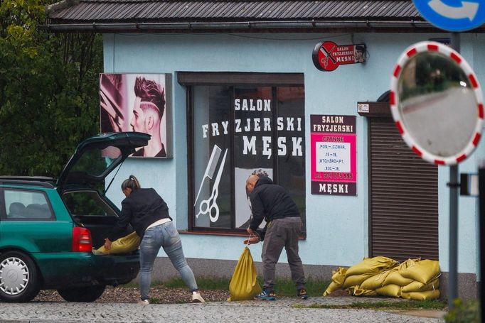 Polská Vratislav se připravuje na povodně.