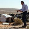 Egypt - Sinaj - trosky ruského letounu