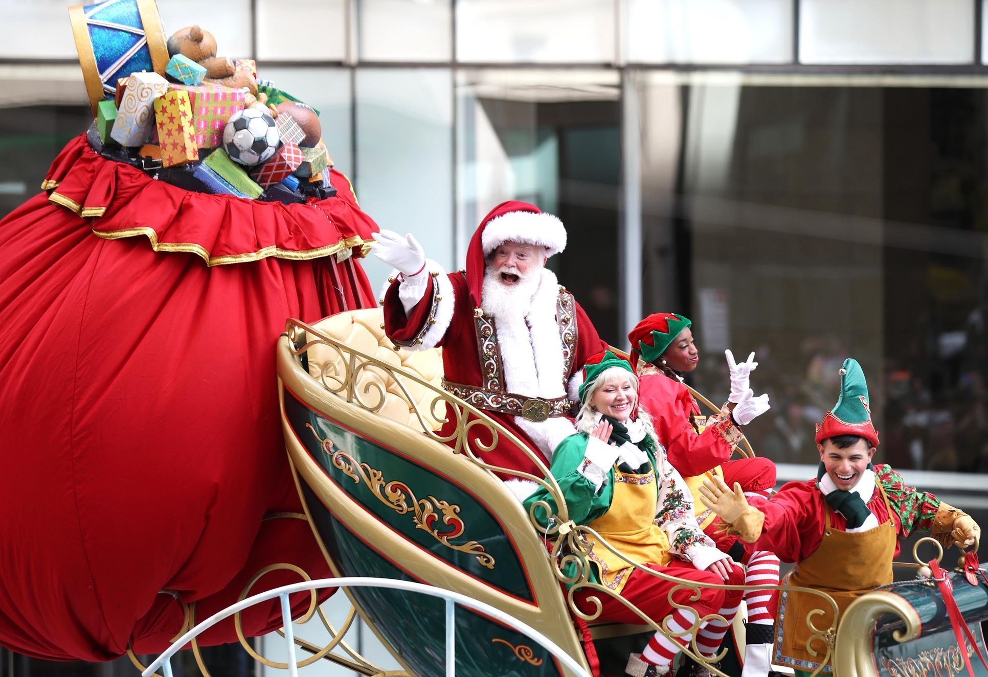 USA, New York, přehlídka, Den díkuvzdání. Macy´s