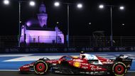 Pilot F1 Lewis Hamilton během Velké ceny Saúdské Arábie F1 2025