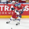 Matěj Stránský a Markus Vikingstad v zápase MS 2024 Česko - Norsko