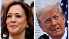 Kamala Harrisová, Donald Trump