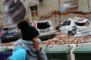 Foto: Záhřeb zasáhlo nejsilnější zemětřesení za 140 let. Tisíce lidí vyběhly do ulic