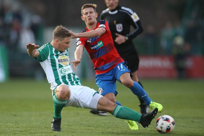 EPL, Bohemians-Plzeň: Michal Hubínek - Patrik Hrošovský