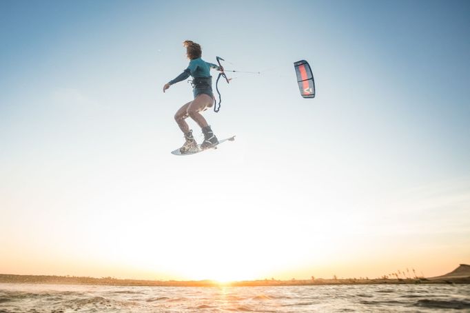 Paula Novotná, kitesurfing, kiteboarding